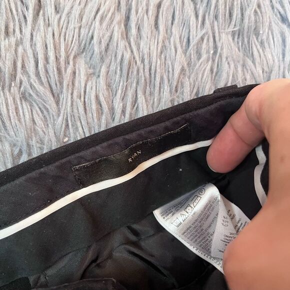 Banana Republic Ryan Straight Pant Black Size 4 - Picture 4 of 7